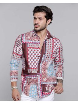 ROOKIES - Winter Multi Color Full Sleeves Printed Shirt (Rjs2491)