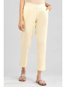 Aurelia - Beige Straight Fit Trouser Pant
