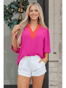 Errabelly - Pink Contrast Top