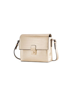 CARPISA - Beige Sling And Cross Mini Flap Bag Fairy