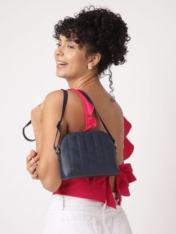 Fastrack - Women Textured Teal Sling Bag