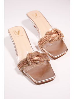 House of Vian - Women Gold Valentina Heels