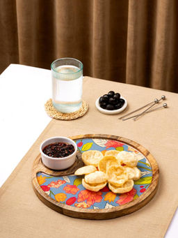 The Pitara Project - Chip And Dip Round Gardenia