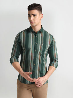 U.S. Polo Assn. Denim Co. - Vertical Stripe Slim Fit Shirt
