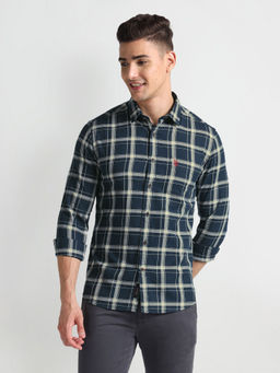 U.S. Polo Assn. Denim Co. - Tartan Check Slim Shirt
