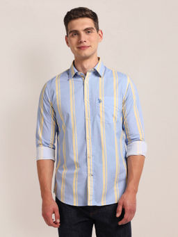 U.S. POLO ASSN. - Vertical Stripe Cotton Shirt