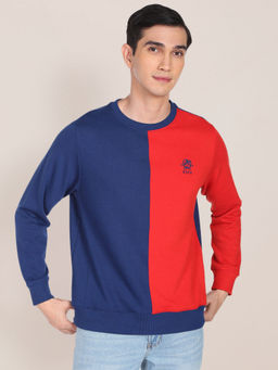 U.S. POLO ASSN. - Colour Block Long Sleeve Sweatshirt