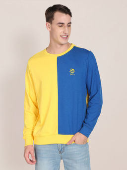 U.S. POLO ASSN. - Colour Block Round Neck Sweatshirt