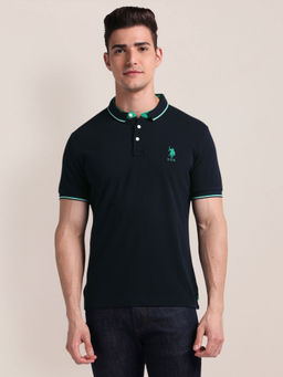 U.S. POLO ASSN. - Slim Fit Solid Polo T-Shirt