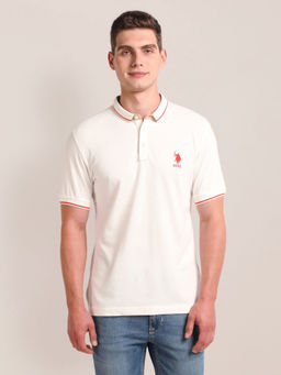 U.S. POLO ASSN. - Pique Solid Polo T-Shirt