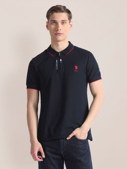U.S. POLO ASSN. - Solid Slim Polo T-Shirt