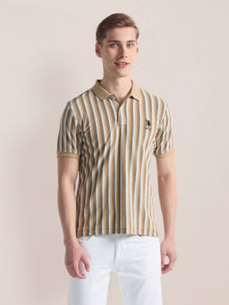 U.S. POLO ASSN. - Vertical Stripe Logo Polo T-Shirt