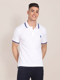 U.S. POLO ASSN. - Tipped Collar Slim Fit Polo T-Shirt