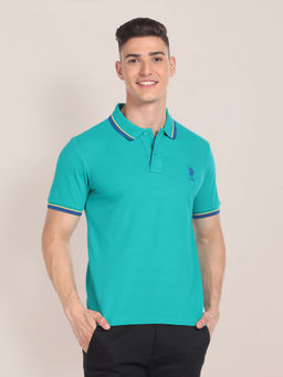 U.S. POLO ASSN. - Tipped Collar Slim Fit Polo T-Shirt