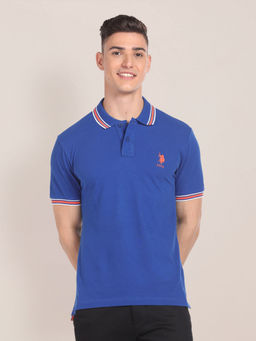 U.S. POLO ASSN. - Tipped Collar Slim Fit Polo T-Shirt