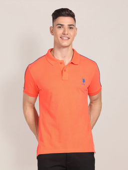 U.S. POLO ASSN. - Slim Fit Solid Polo T-Shirt