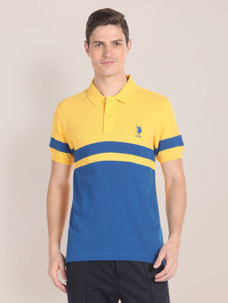 U.S. POLO ASSN. - Colour Block Pique Polo T-Shirt