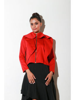 Echke - Red Pearl Flare Top