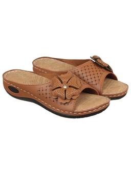 XE Looks - Women's Tan Orthopaedic Doctor Slippers
