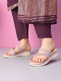 XE Looks - Lavender Women's Woodrose Casual Comfort Sandals