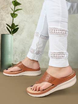 XE Looks - Women's Tan Orthopaedic Doctor Sandals