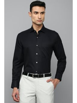 Louis Philippe - Men Solid Black Shirt