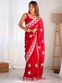 Red color option, Sold out, Currently selected