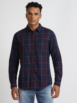 Lee - Mens Checked Blue Shirt (Slim)