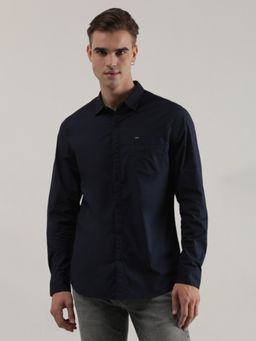 Lee - Mens Solid Navy Shirt (Slim)