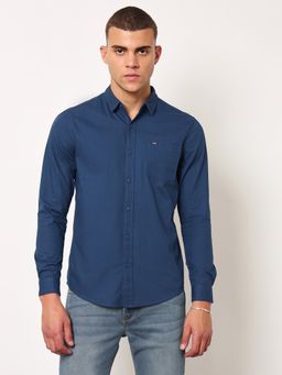 Lee - Mens Solid Blue Shirt (Slim)