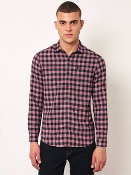 Lee - Mens Checked Blue Shirt (Slim)