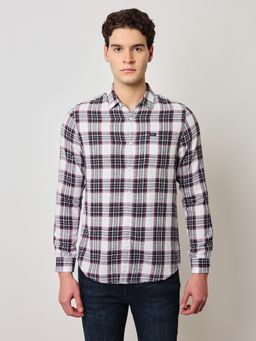 Lee - Mens Checked Blue Shirt (Slim)