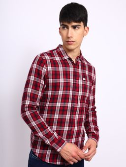 Lee - Mens Checkered Red Shirt (Regular)