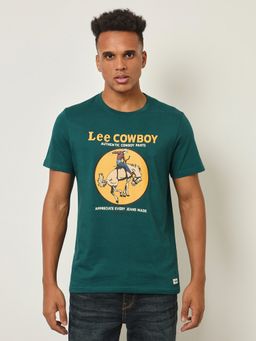 Lee - Mens Green T-Shirt