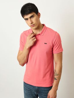 Lee - Mens Pink T-Shirt
