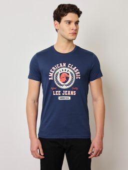 Lee - Mens Navy T-Shirt