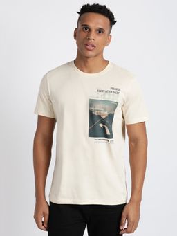 Lee - Mens Beige T-Shirt