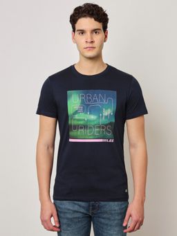 Lee - Mens Navy T-Shirt