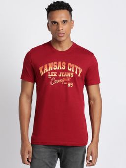 Lee - Mens Red T-Shirt