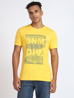 Lee - Mens Graphic Yellow T-Shirt (Slim)
