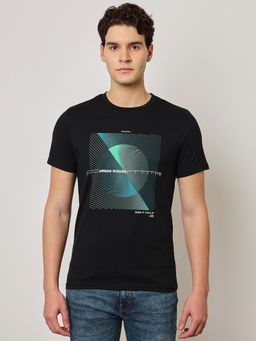 Lee - Mens Graphic Black T-Shirt (Slim)