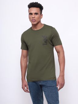 Lee - Mens Graphic Green T-Shirt (Slim)