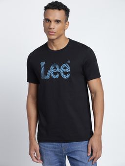 Lee - Mens Graphic Print Black T-Shirt (Slim)