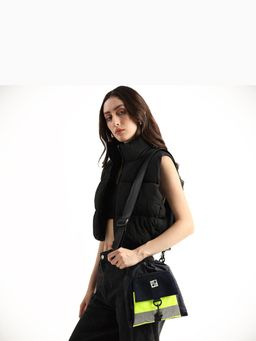 NO MORE - Multi-Coloured Strobe Drawstring Crossbody Bag
