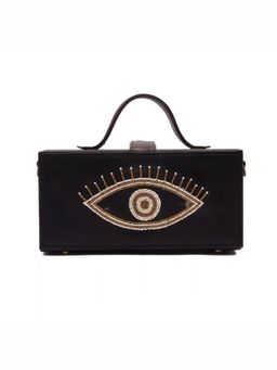 Gonecase - Turkish Evil Eye Hand Embroidered Wedding Gold Clutch Bag