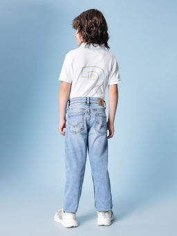 U.S. POLO ASSN. - Boys Blue Solid Jeans