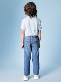 U.S. POLO ASSN. - Boys Blue Solid Jeans