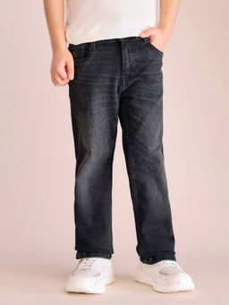 U.S. POLO ASSN. - Boys Black Solid Jeans