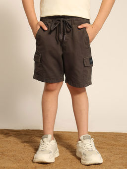 U.S. POLO ASSN. - Boys Brown Solid Short