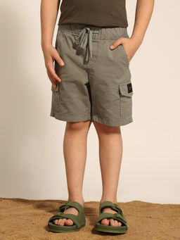 U.S. POLO ASSN. - Boys Green Solid Short
